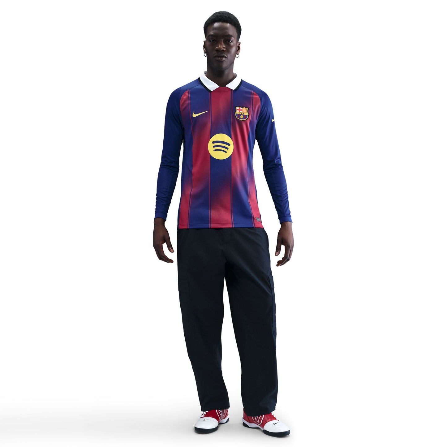 Nike FC Barcelona 2025/26 Stadium Home Long Sleeve