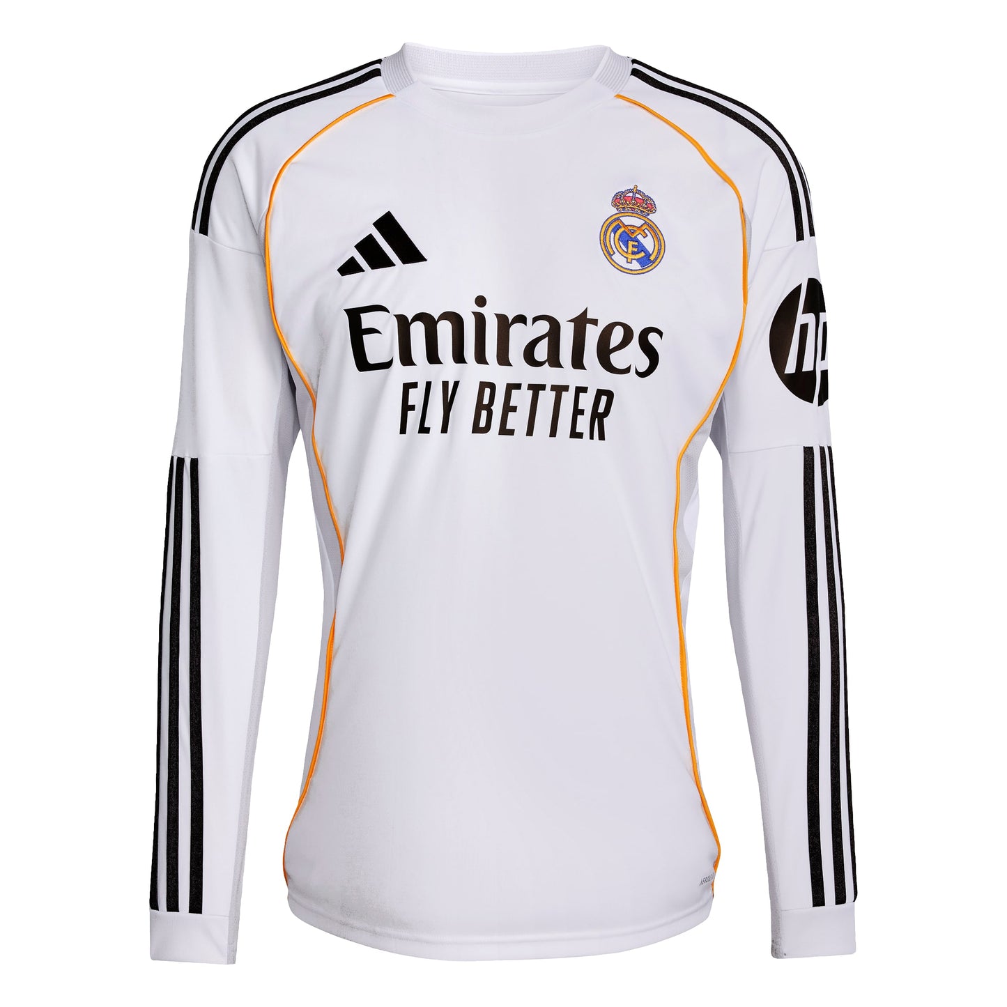 Adidas Real Madrid 25/26 Long Sleeve Home Jersey
