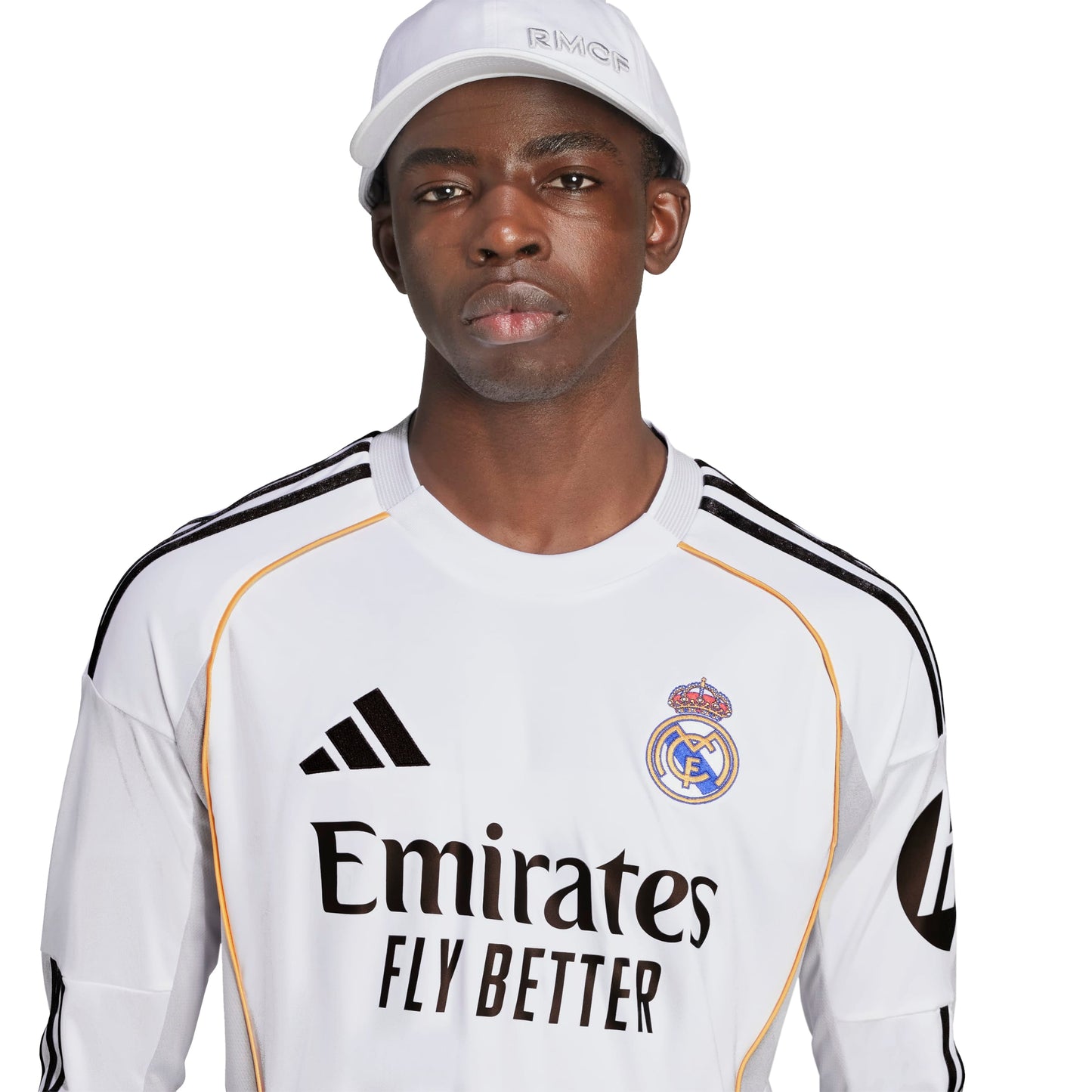 Adidas Real Madrid 25/26 Long Sleeve Home Jersey