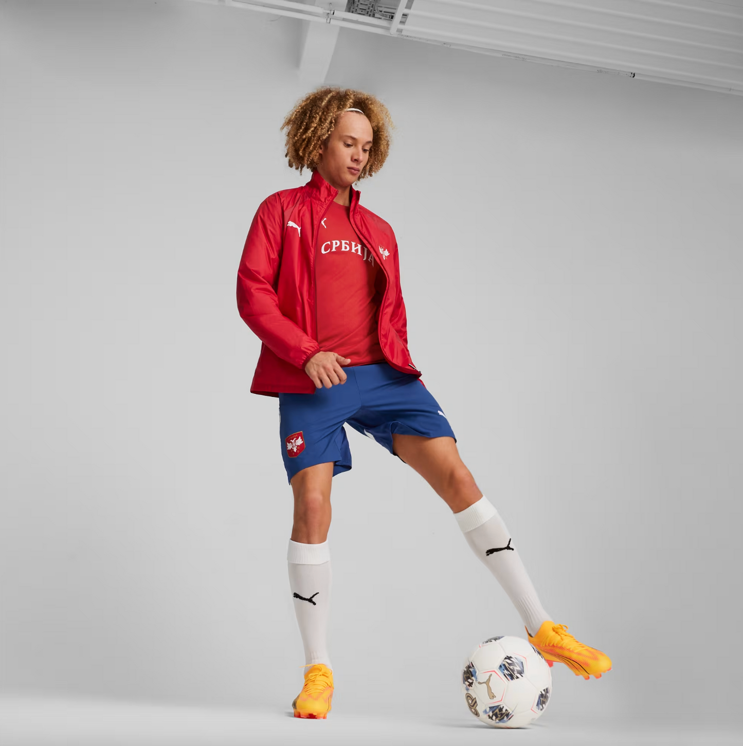 Puma Serbia Prematch Woven Jacket