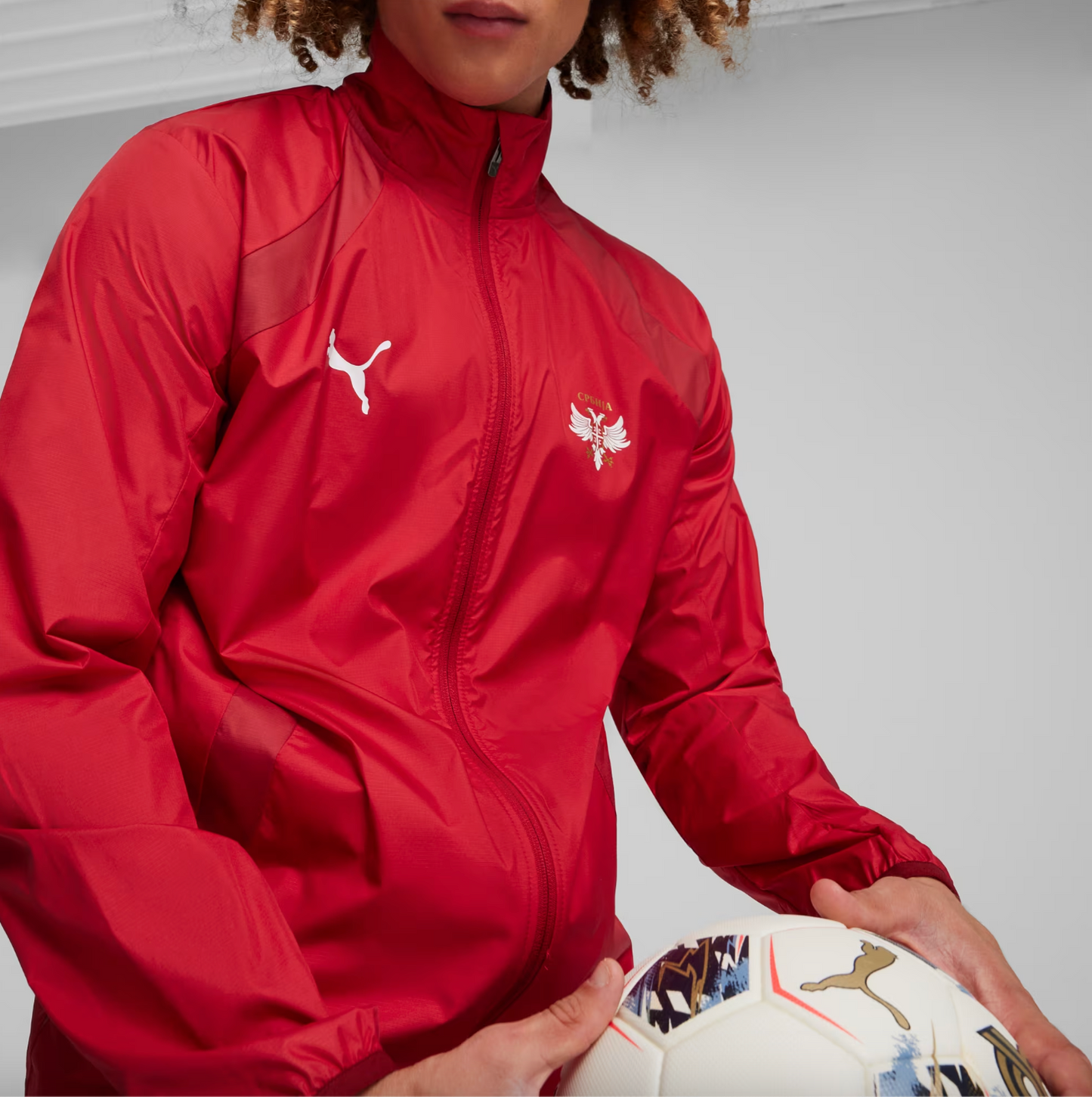 Puma Serbia Prematch Woven Jacket
