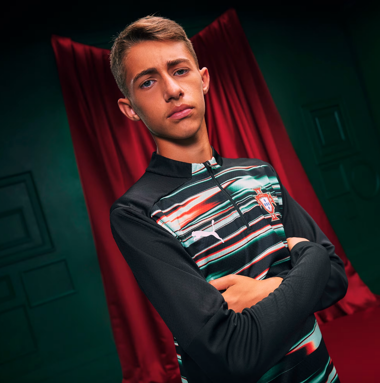 Puma Portugal Pre-match Quarter-Zip Top