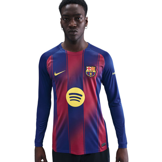 Nike FC Barcelona 2025/26 Stadium Home Long Sleeve