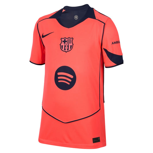 Nike Youth FC Barcelona 2025/26 Stadium Third Jersey
