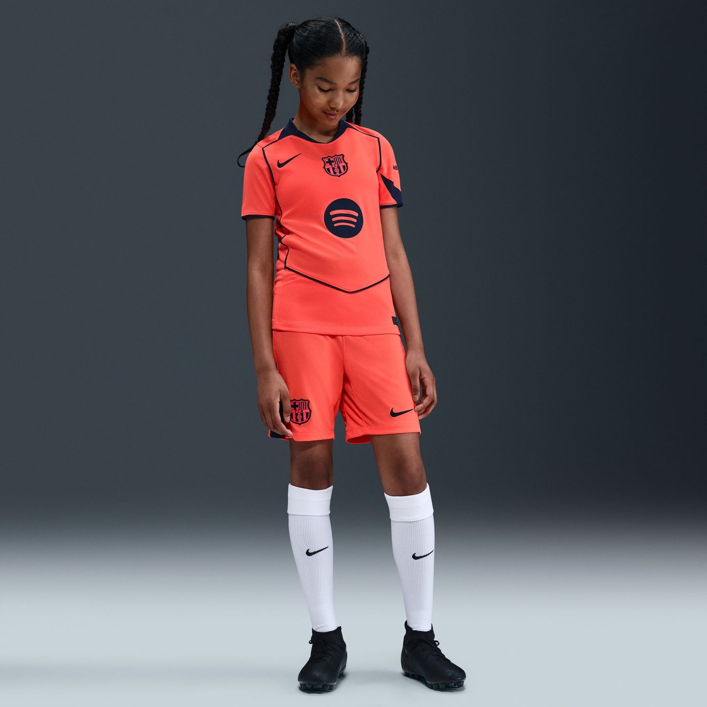 Nike Youth FC Barcelona 2025/26 Stadium Third Jersey