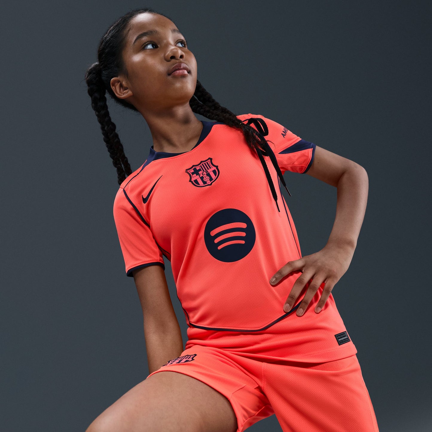Nike Youth FC Barcelona 2025/26 Stadium Third Jersey