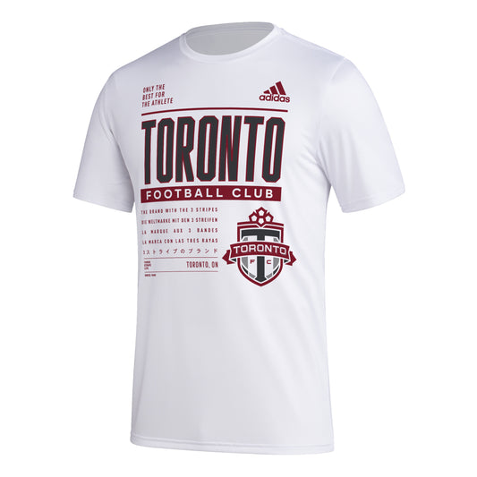 Adidas Toronto FC Pregame T-Shirt