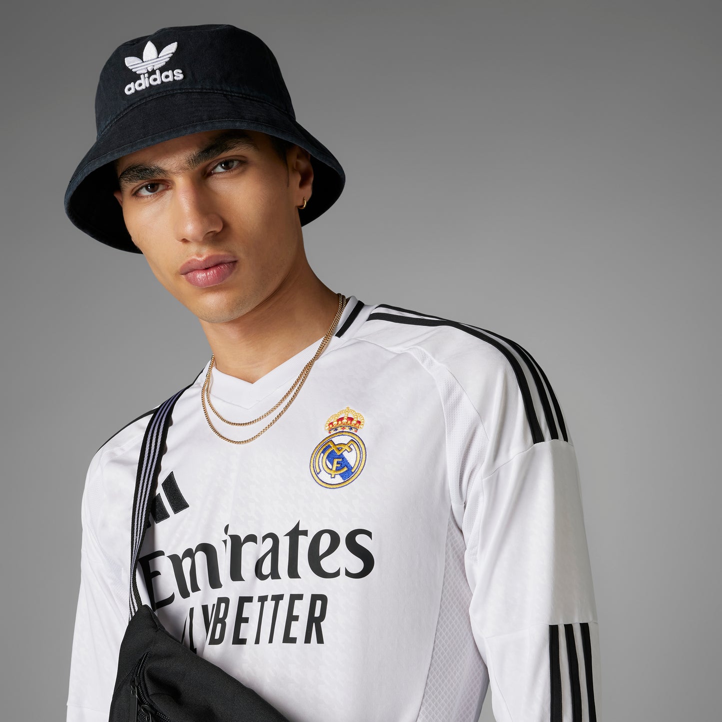 Adidas Real Madrid Home Long Sleeve Jersey 24/25