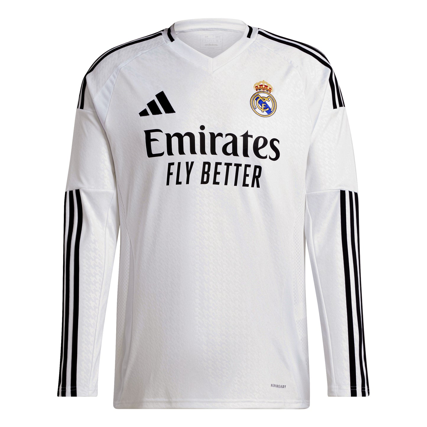 Adidas Real Madrid Home Long Sleeve Jersey 24/25