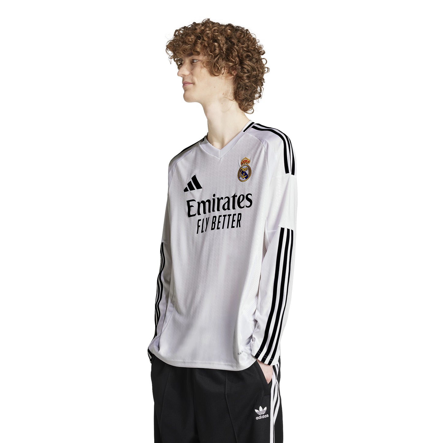 Adidas Real Madrid Home Long Sleeve Jersey 24/25