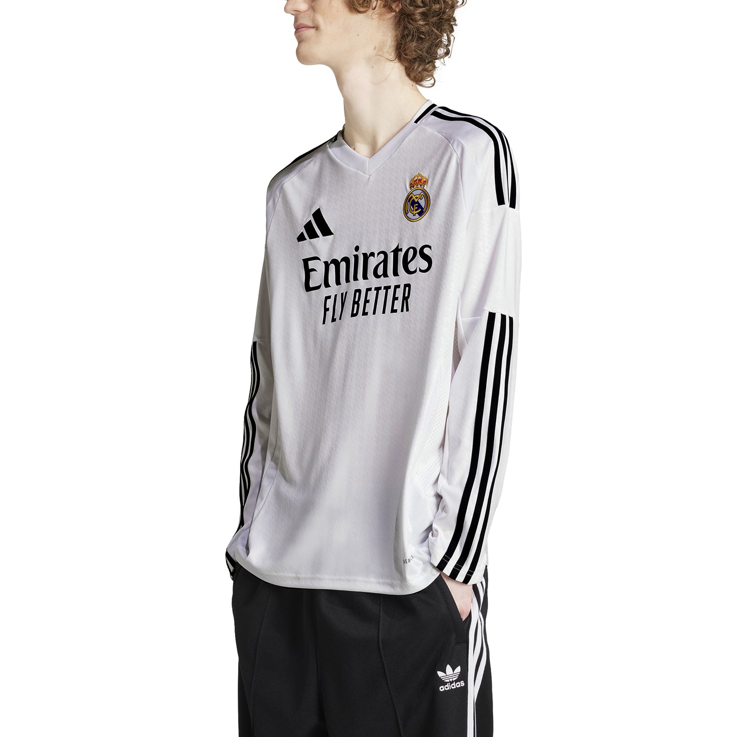 Adidas Real Madrid Home Long Sleeve Jersey 24/25