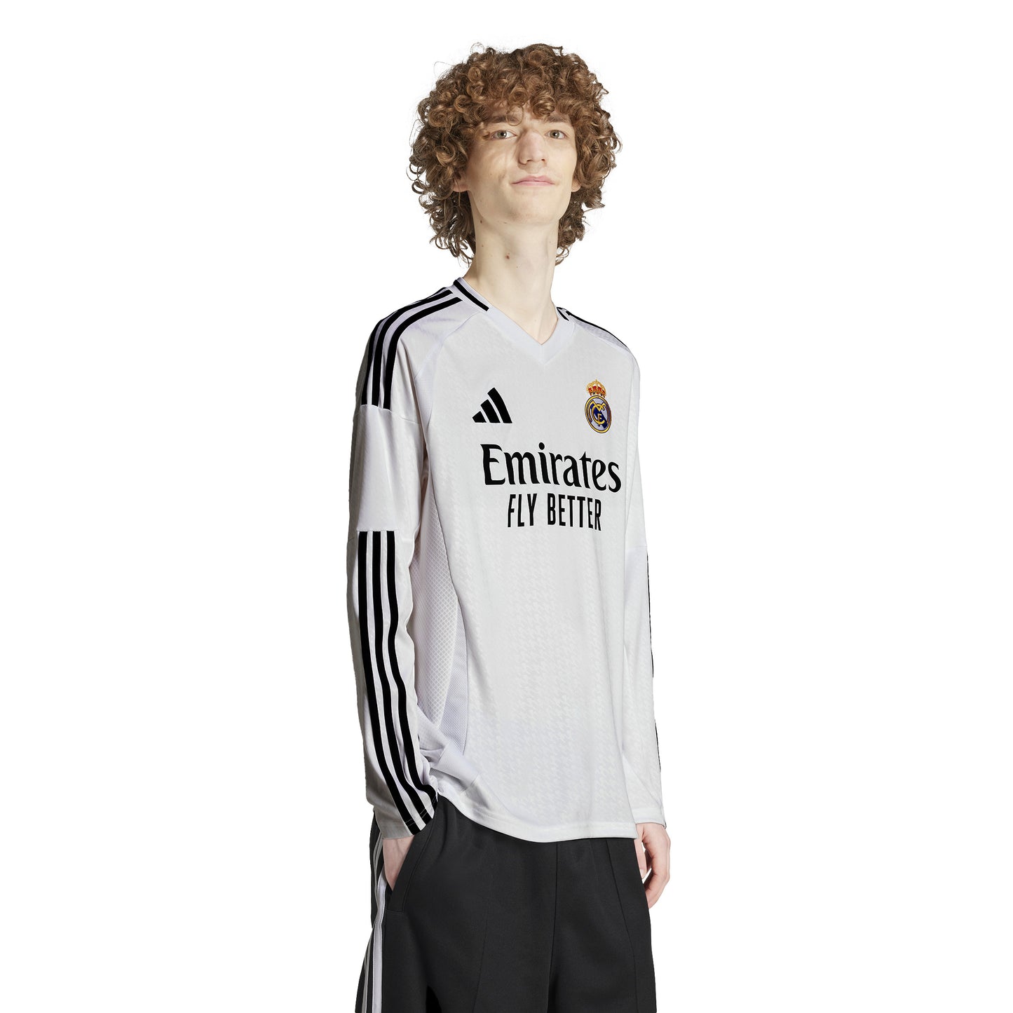 Adidas Real Madrid Home Long Sleeve Jersey 24/25