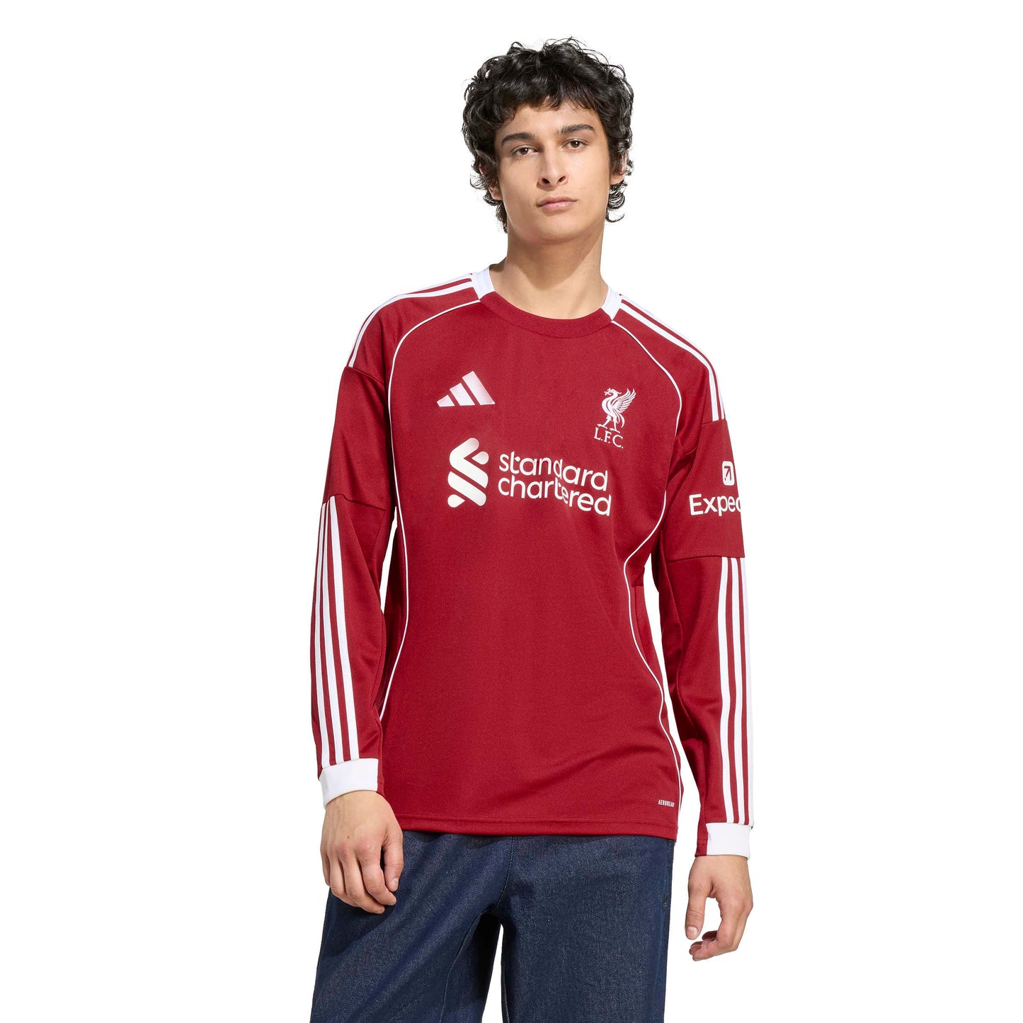 Adidas Liverpool FC 25/26 Long Sleeve Home Jersey