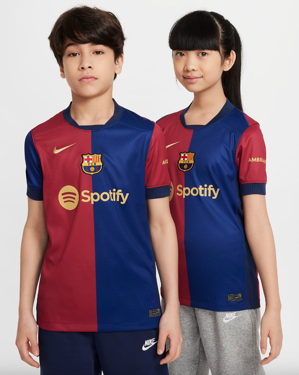 Nike Youth FC Barcelona Stadium Home Jersey 2024/25