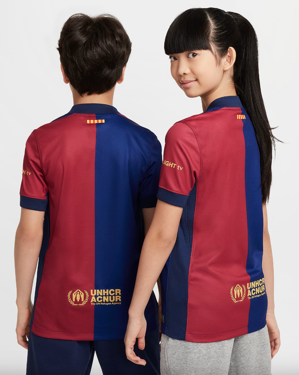 Nike Youth FC Barcelona Stadium Home Jersey 2024/25