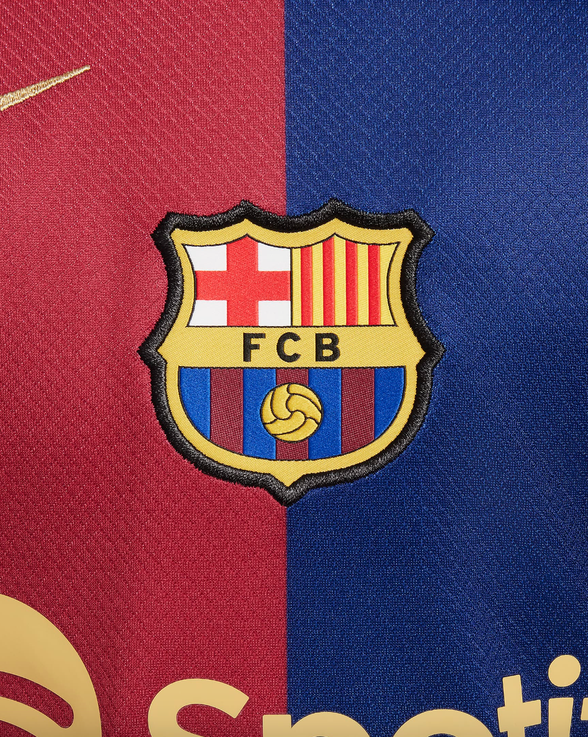 Nike Youth FC Barcelona Stadium Home Jersey 2024/25