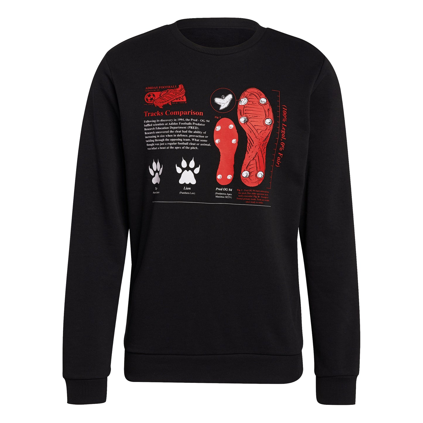 Adidas Predator Graphic Crew Sweatshirt